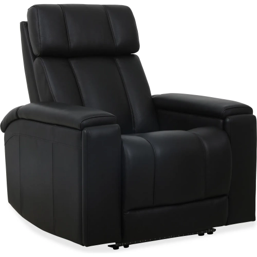 Phoenix Zero Gravity Power Recliner with Immersive Audio in Black Leather