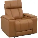 Phoenix Zero Gravity Power Recliner with Immersive Audio in Brown Leather
