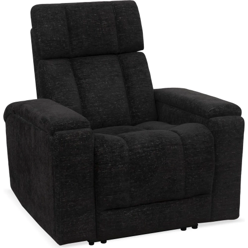 Phoenix Zero Gravity Power Recliner with Immersive Audio in Black Fabric