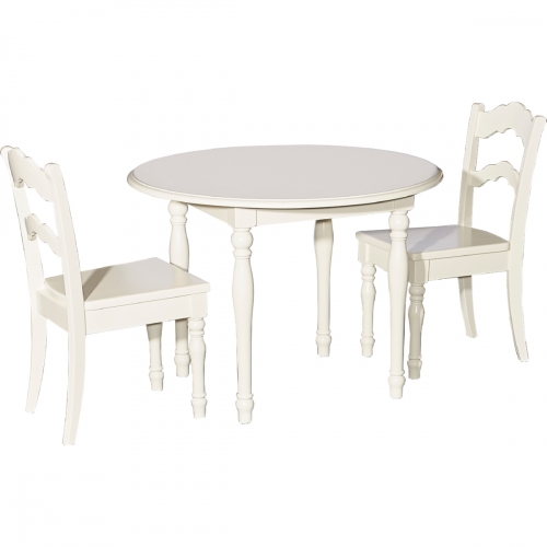 Torri Youth Table & 2 Chairs Set in Vanilla Finish