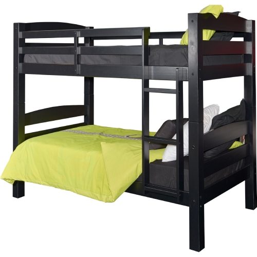 Levi Twin over Twin Bunk Bed in Black