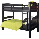 Levi Twin over Twin Bunk Bed in Black