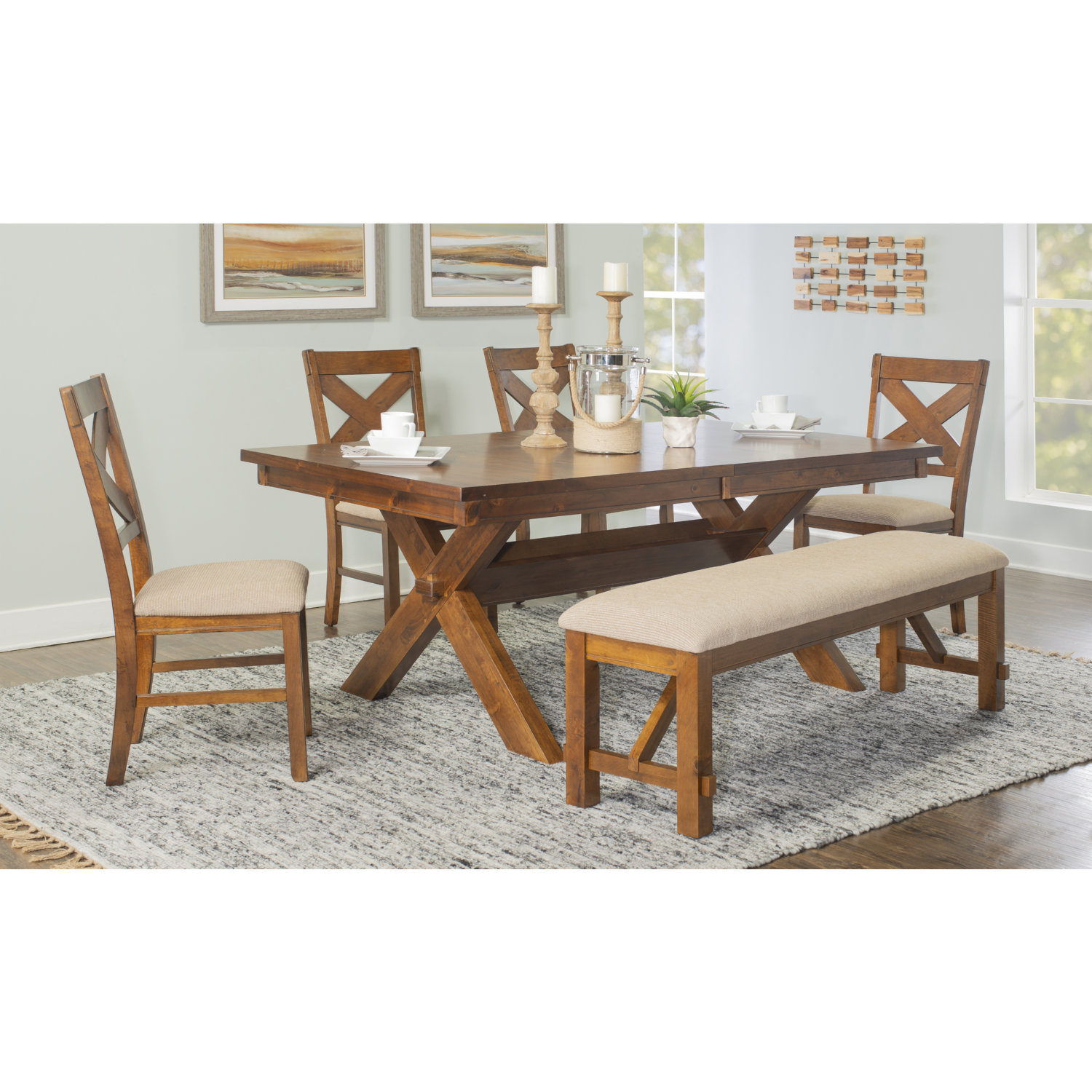Powell Kraven Dining Set - Thumbnail 4