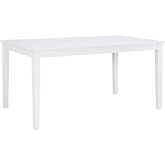 Maggie 60" Dining Table in White