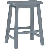 Logan Counter Stool in Grey Wood