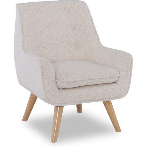 Crane Trellis Youth Accent Chair in Tufted Sherpa