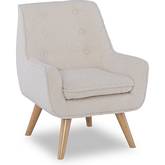 Crane Trellis Youth Accent Chair in Tufted Sherpa