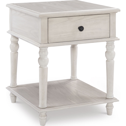 McGhie Side Table in White Ash Veneer