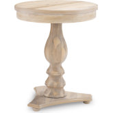 Stanton Round Accent Side Table in Natural