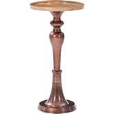Cailean Side Table in Mango Wood & Copper