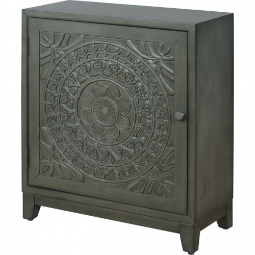 Grace Accent Cabinet in Dark Grey