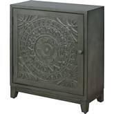 Grace Accent Cabinet in Dark Grey