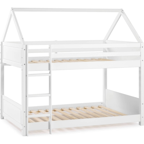 Maison Twin Bunk Bed in White Wood