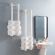 Tesni Wood Towel Rack in White Mango Wood (Set of 2)