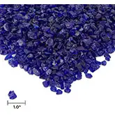Cobalt Blue Reflective Chips Fire Glass Filler