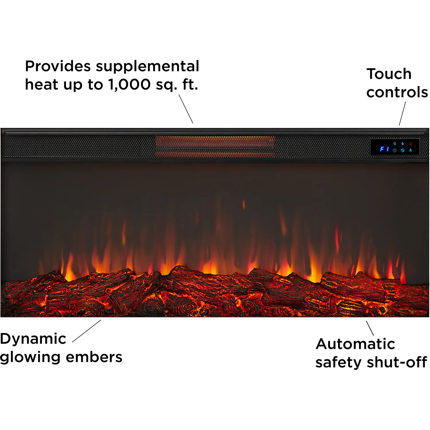 Real Flame 13210E-MOAK Alden 84
