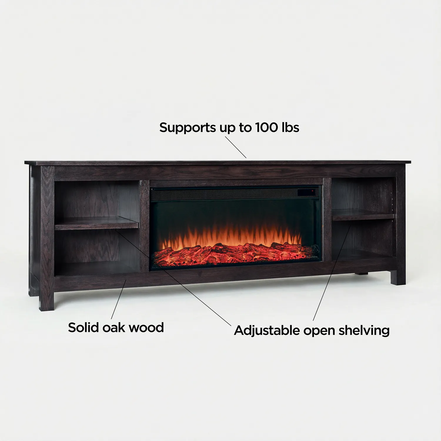 Real Flame 13210E-DOAK Alden 84