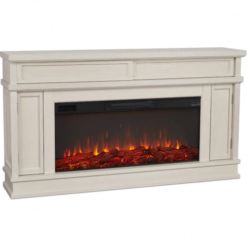 Torrey Landscape Series Electric Fireplace in Bone White