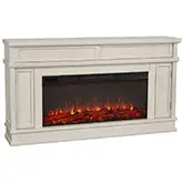 Torrey Landscape Series Electric Fireplace in Bone White
