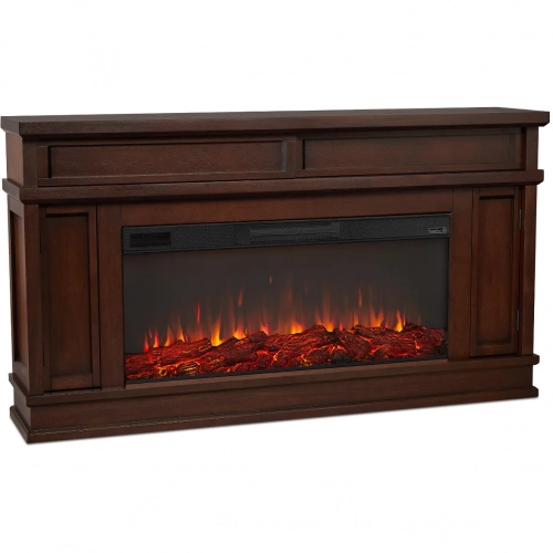 Torrey Landscape Series Electric Fireplace in Dark Walnut