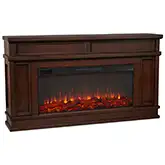 Torrey Landscape Series Electric Fireplace in Dark Walnut