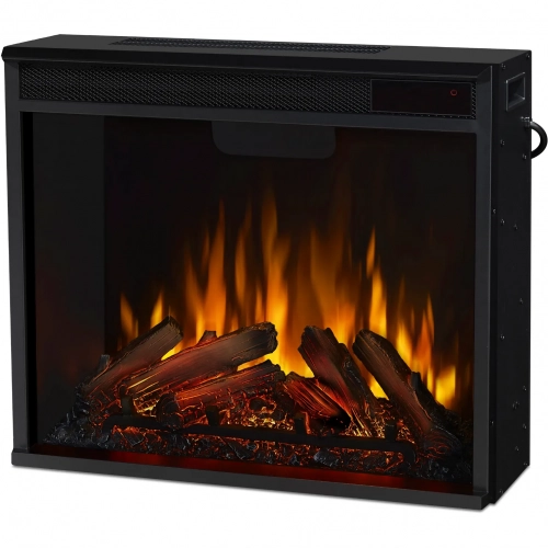 VividFlame Electric Firebox in Powder Coated Black Steel