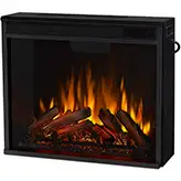 VividFlame Electric Firebox in Powder Coated Black Steel