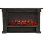 Bristow Landscape Electric Fireplace in Weathered Wood