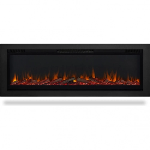Real Flame 65" Wall Mounted Recessed Electric Fireplace Insert