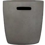 Riverside Round Liquid Propane Tank Cover in Glacier Gray