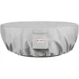Riverside Fire Bowl Protective Cover in Light Gray