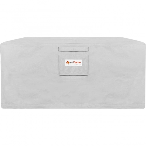Ventura Rectangle Fire Table Protective Cover in Light Gray