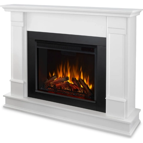 Silverton Electric Fireplace in White