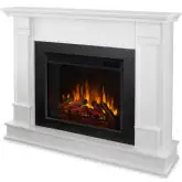 Silverton Electric Fireplace in White