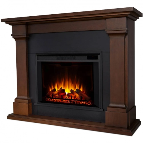 Callaway Grand Indoor Electric Fireplace in Chestnut Oak Finish Wood