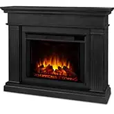Centennial Grand Electric Fireplace in Black Wood