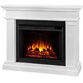 Centennial Grand Electric Fireplace in White Wood