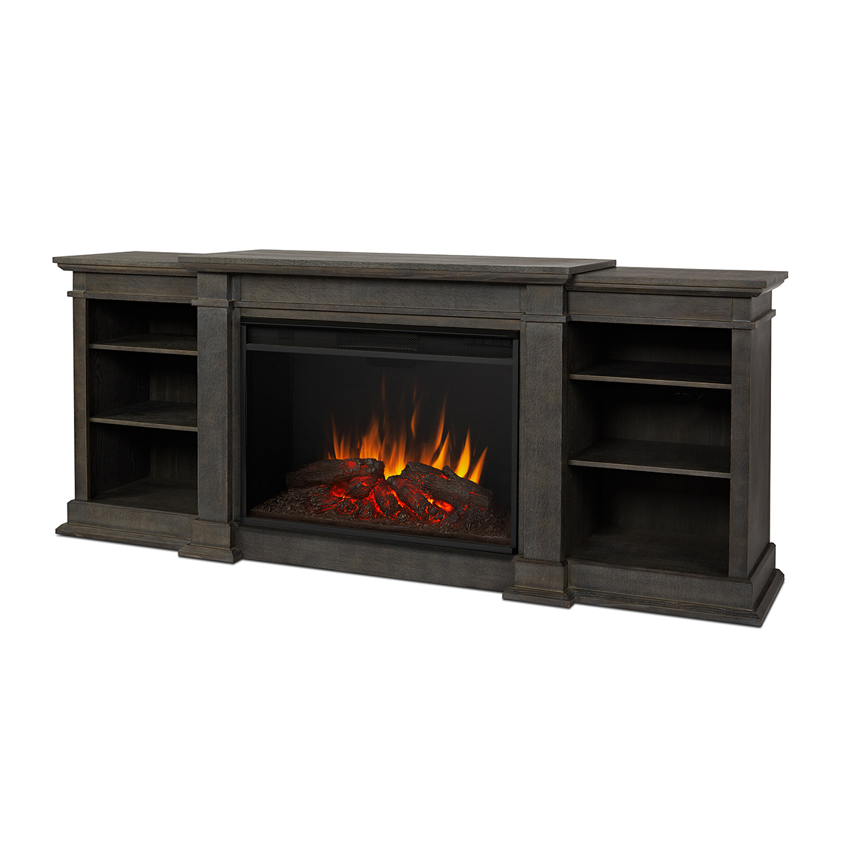 Real Flame 1290EAGR Eliot Grand 81" TV Stand w/ Ventless