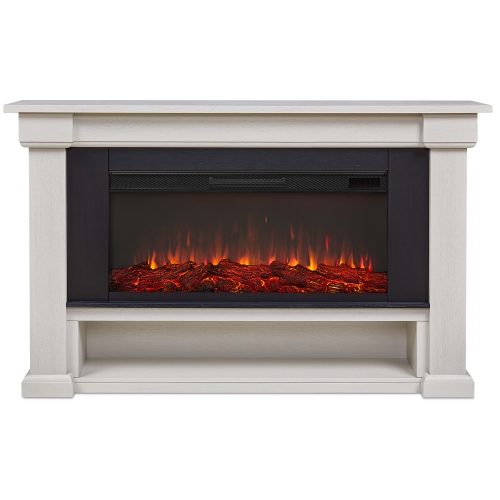 Bristow Landscape Electric Fireplace in Bone White
