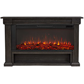 Bristow Landscape Electric Fireplace in Weathered Wood