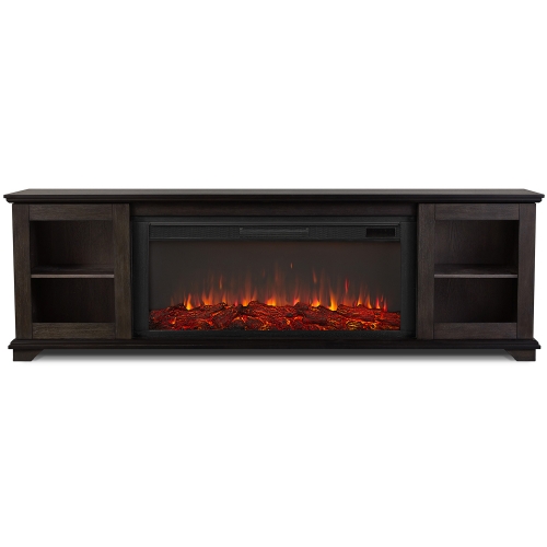 Benjamin Landscape Media Electric Fireplace in Weathered Wood
