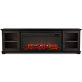 Benjamin Landscape Media Electric Fireplace in Weathered Wood