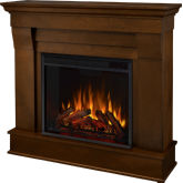 Chateau Electric Fireplace in Espresso