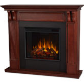 Ashley  Electric Fireplace in Mahogany