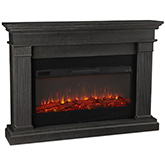 Beau Landscape Electric Fireplace in Gray