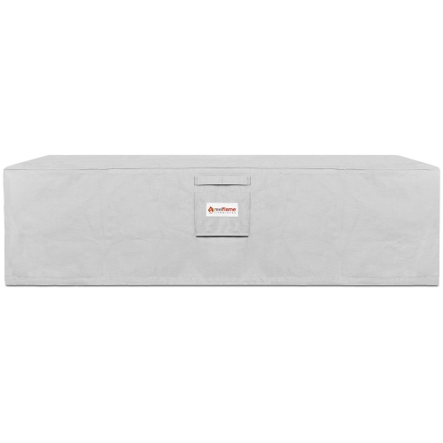 Sedona Large Rectangle Fire Table Protective Cover in Light Gray