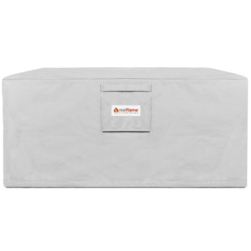 Ventura Rectangle Fire Table Protective Cover in Light Gray