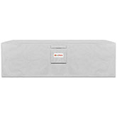 Aegean Small Rectangle Fire Table Protective Cover in Gray Fabric