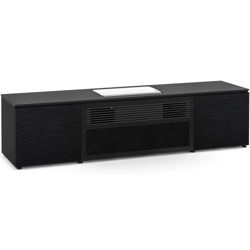 Chicago 245 86" Cabinet in Textured Black Oak & Black for Samsung SP-LPU7DSAX UST Projector