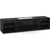 Oslo 245S 85" Credenza Cabinet in Black Oak for LG 4K UHD Cinebeam Projector